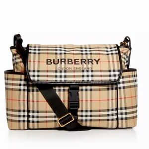 Burberry Vintage Plaid Diaper Bag